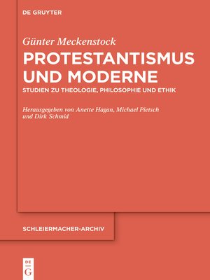 cover image of Protestantismus und Moderne